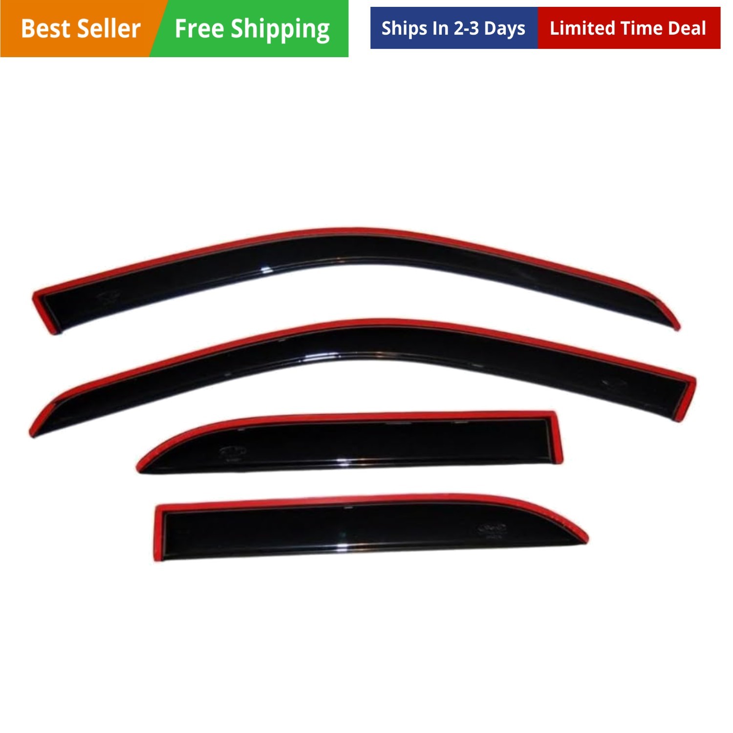 AVS] In-Channel Rain Guards For 2019-2026 Chevrolet/GMC Silverado/Sierra 1500…