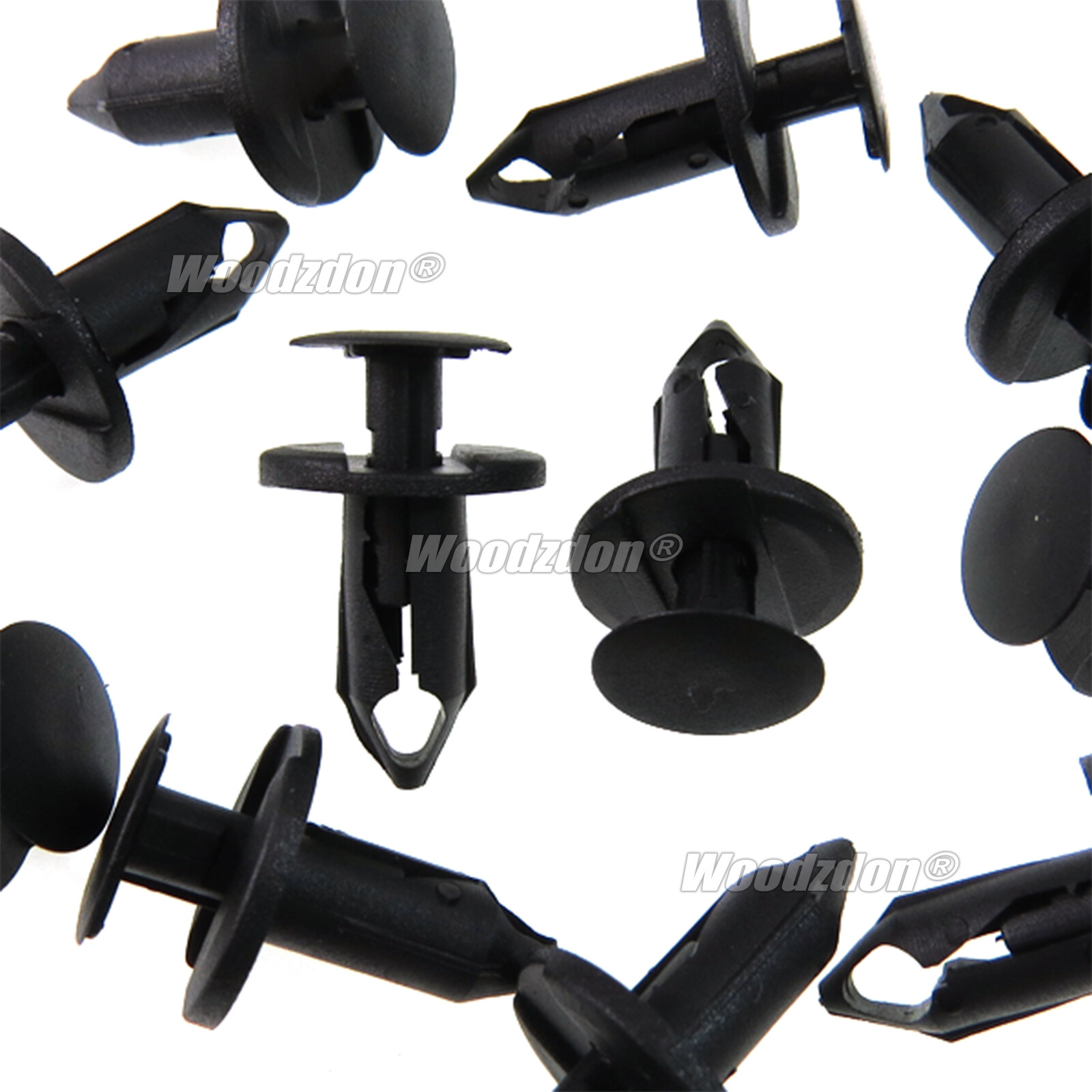 50x for GM for Ford for Chrysler Push Type Bumper Grille Radiator Retainer Clips
