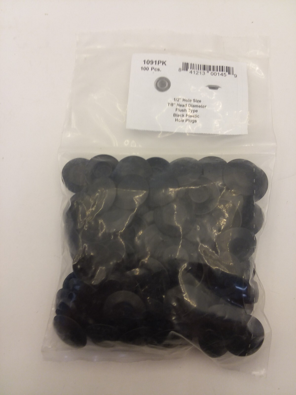 1091PK ROUND PLUG RIVET HEAD 1/2″HOLE SIZE 7/8″HEAD DIA FLUSH TYPE (PACK OF 100)