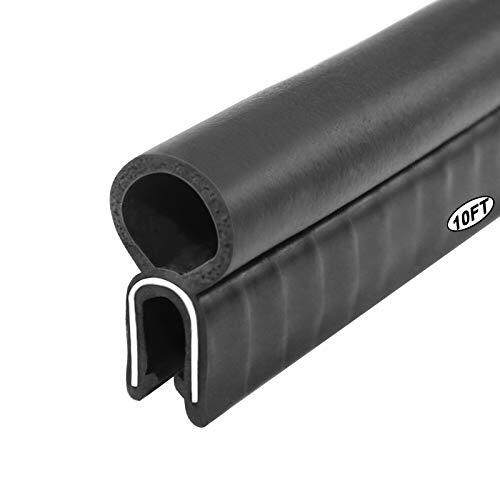 Car Door Rubber Seal Strip Fits 1/16″ Edge Trim Seal with Top Bulb for Cars