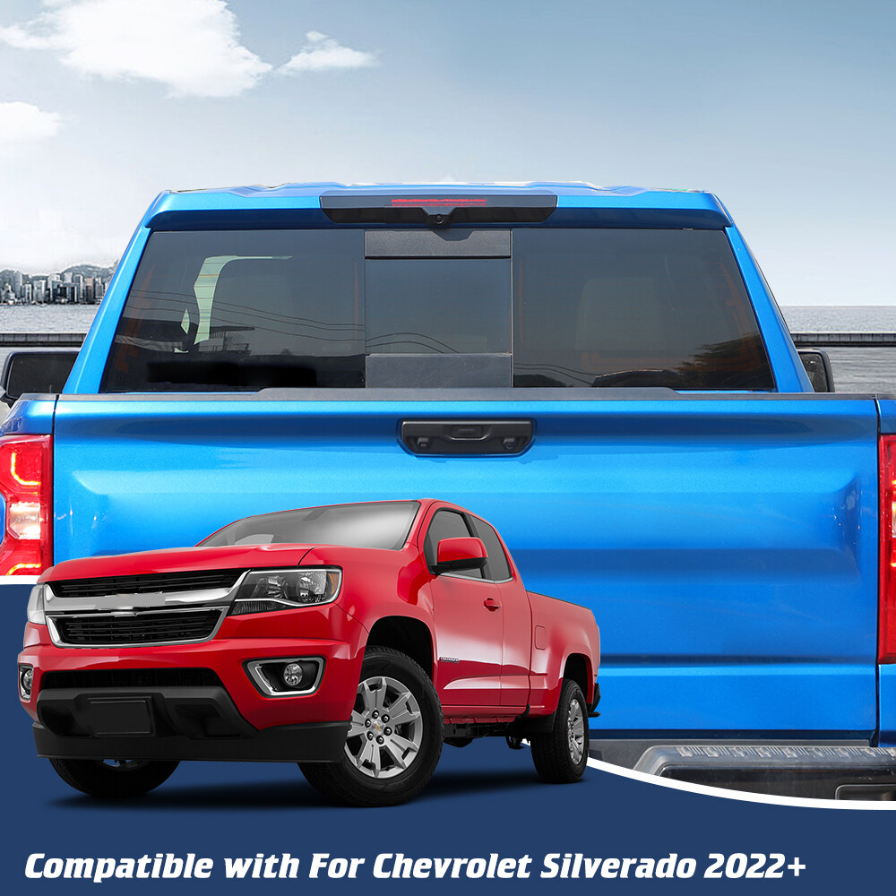 5Pcs Taillight & 3rd Brake Light Lamp Guard Cover Trim For Chevy Silverado 2022+
