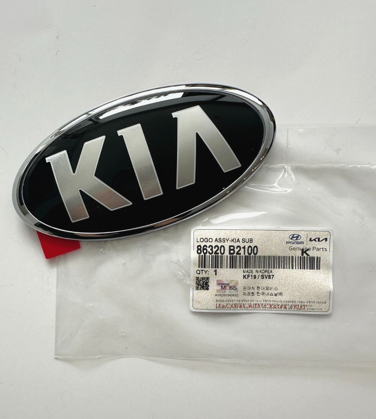 Genuine OEM Kia Rear Trunk Emblem Badge 86320-B2100 for KIA Soul and Sedona