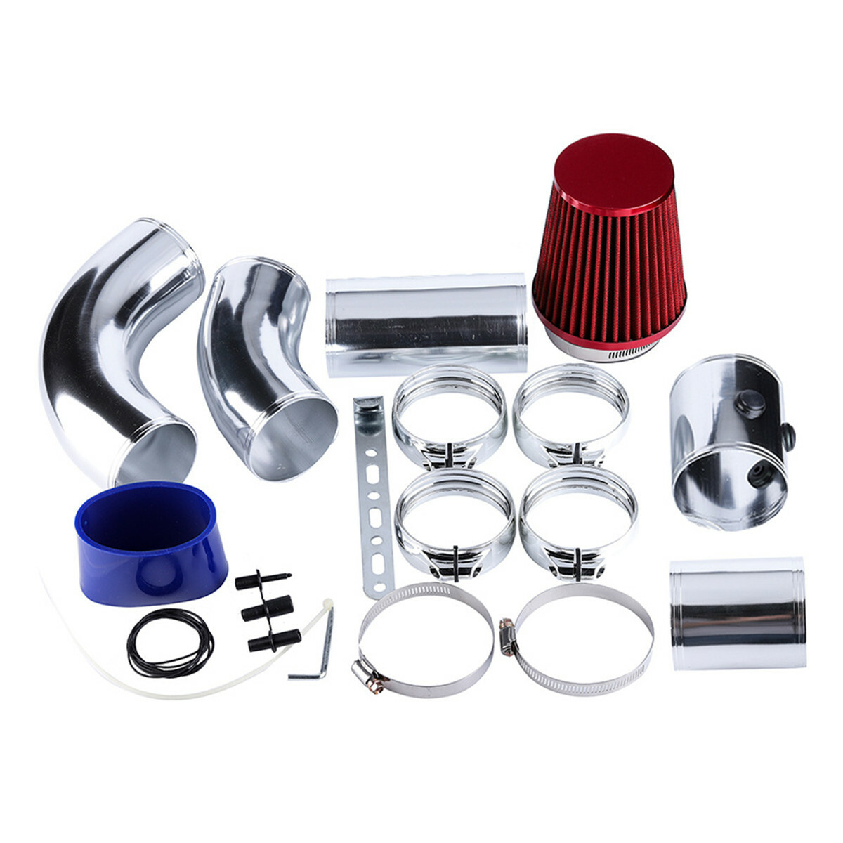 3inch Performance Cold Air Filter Feed Induction Intake Pipe Hose Kit Universal