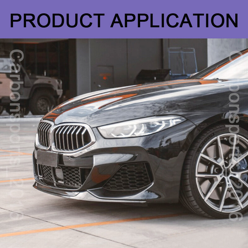For BMW G14 G15 G16 M850i 840i 18-24 Real Carbon Fiber Front Bumper Lip Spoiler