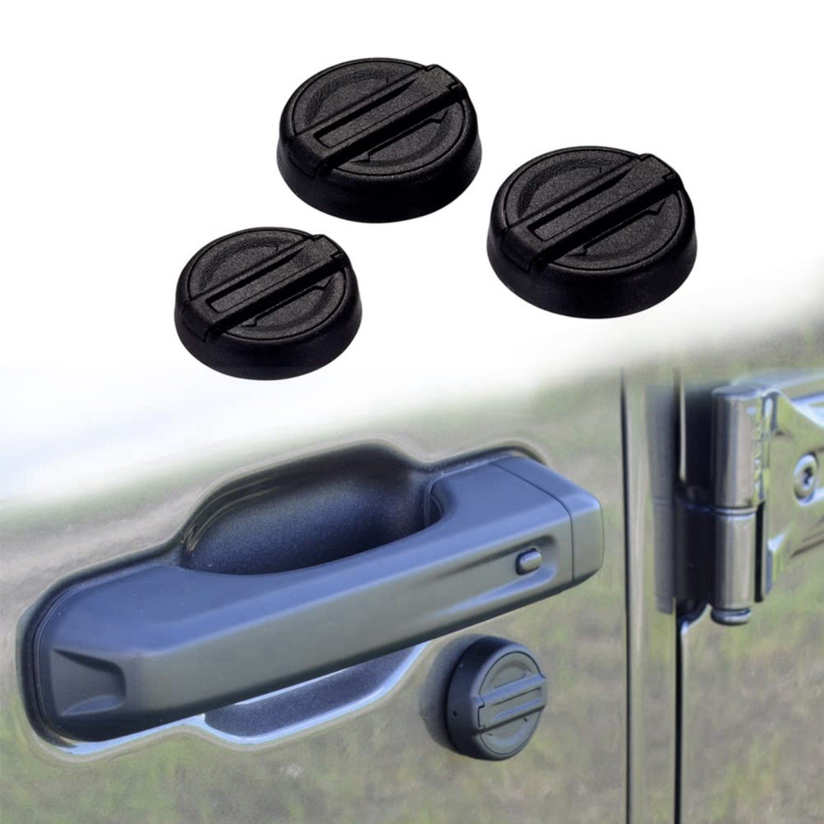 AZUTO Keyhole Covers For Jeep Wrangler | (JL) / Gladiator (JT) 2018-2025 Doors