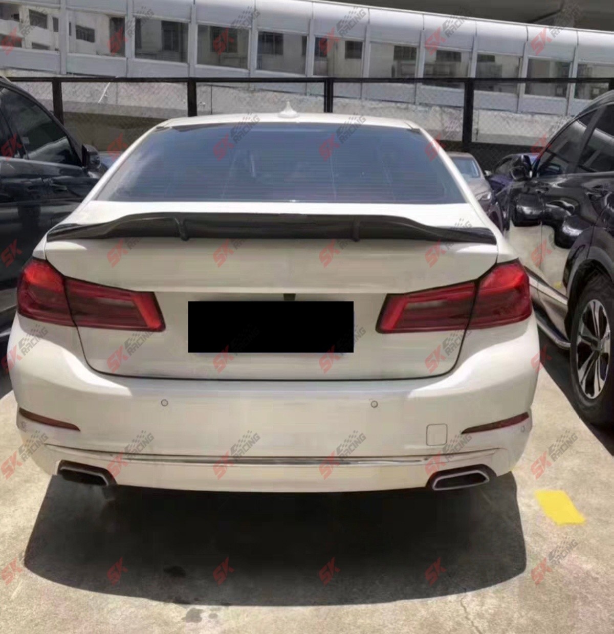 Fits For BMW 5 Series G30 M5 F90 18-23 Carbon Fiber/FRP Rear Trunk Spoiler Wing