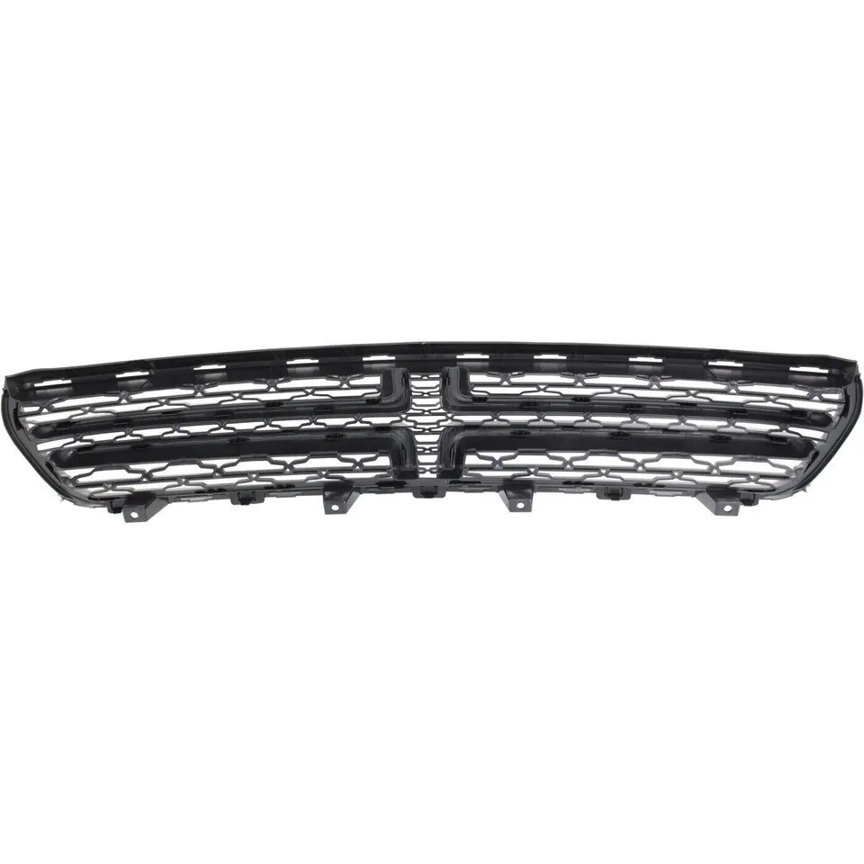 New Front Bumper Radiator Upper Grille Black Fits 2015-2021 Dodge Charger Sedan