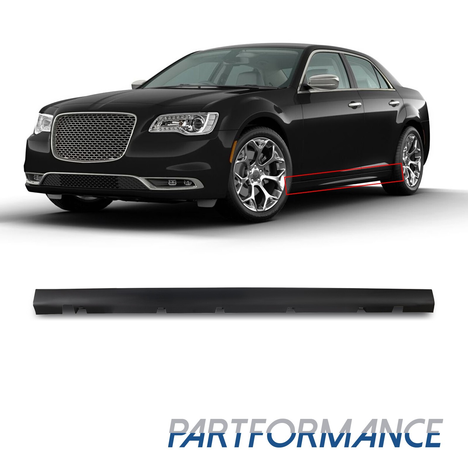Left Driver Side Rocker Panel Molding For 2011-2022 Chrysler 300 1LG57TZZAC
