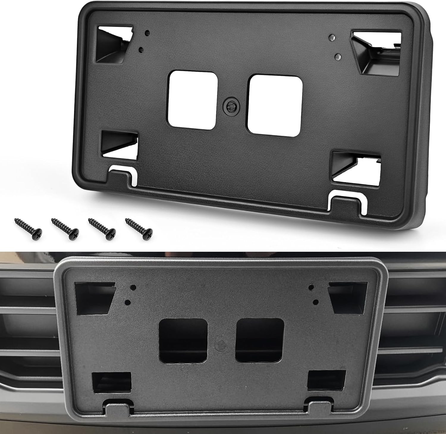 For Ford F150 5.0L 3.3L 2021-23 Car Front Bumper License Plate Mounting Bracket