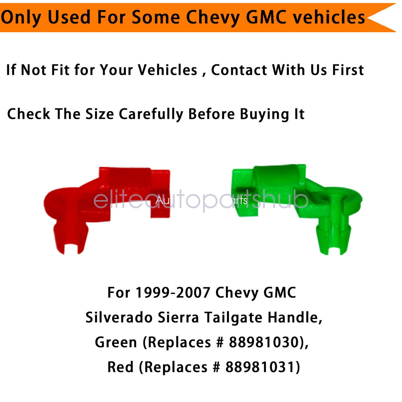 TAILGATE LATCH ROD RETAINER CLIPS 24 Pcs For GMC CHEVY 1999-2009