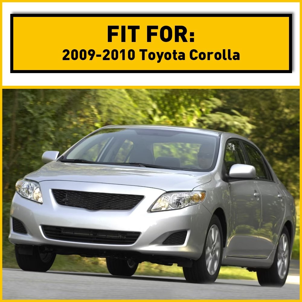 Bumper Front Insert Fog Light Cover Left+Right For TOYOTA COROLLA 2009-2010 EOOH
