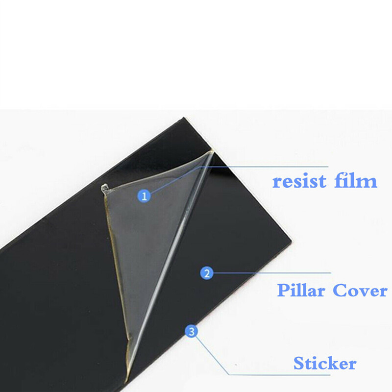 Window Trim Pillar Post Plastic Black For Porsche Macan 14-2022
