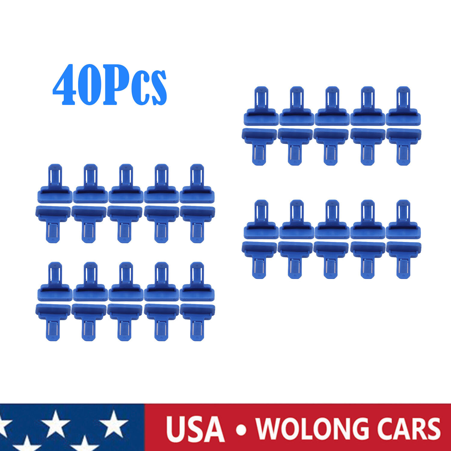40PCS Bumper Moulding Clips Retainer Fastener for 2005-2022 Toyota Rav4 2.5L