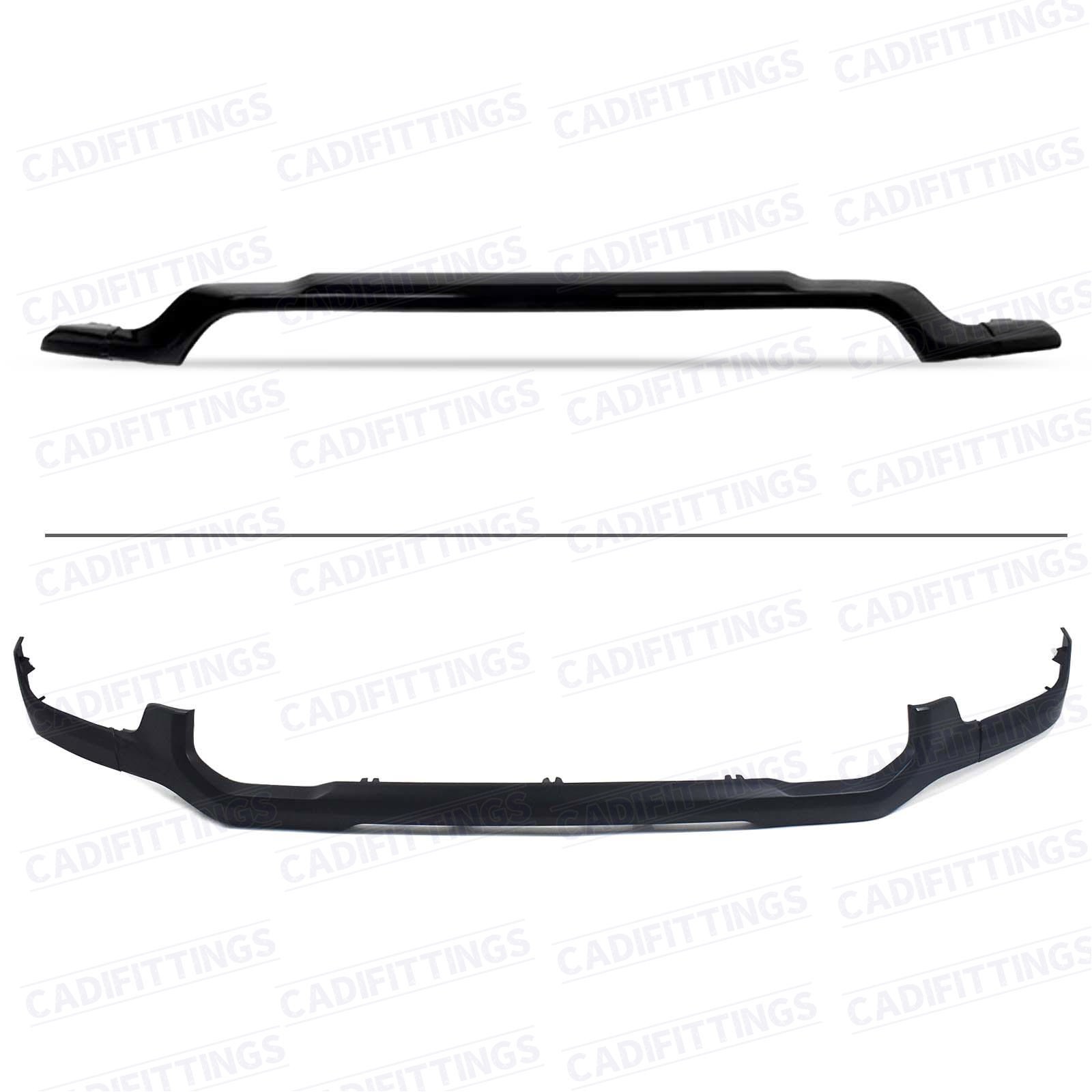 Front Bumper Upper Lower Grille Molding Trim For 2019-2024 RAM 2500 3500 Black