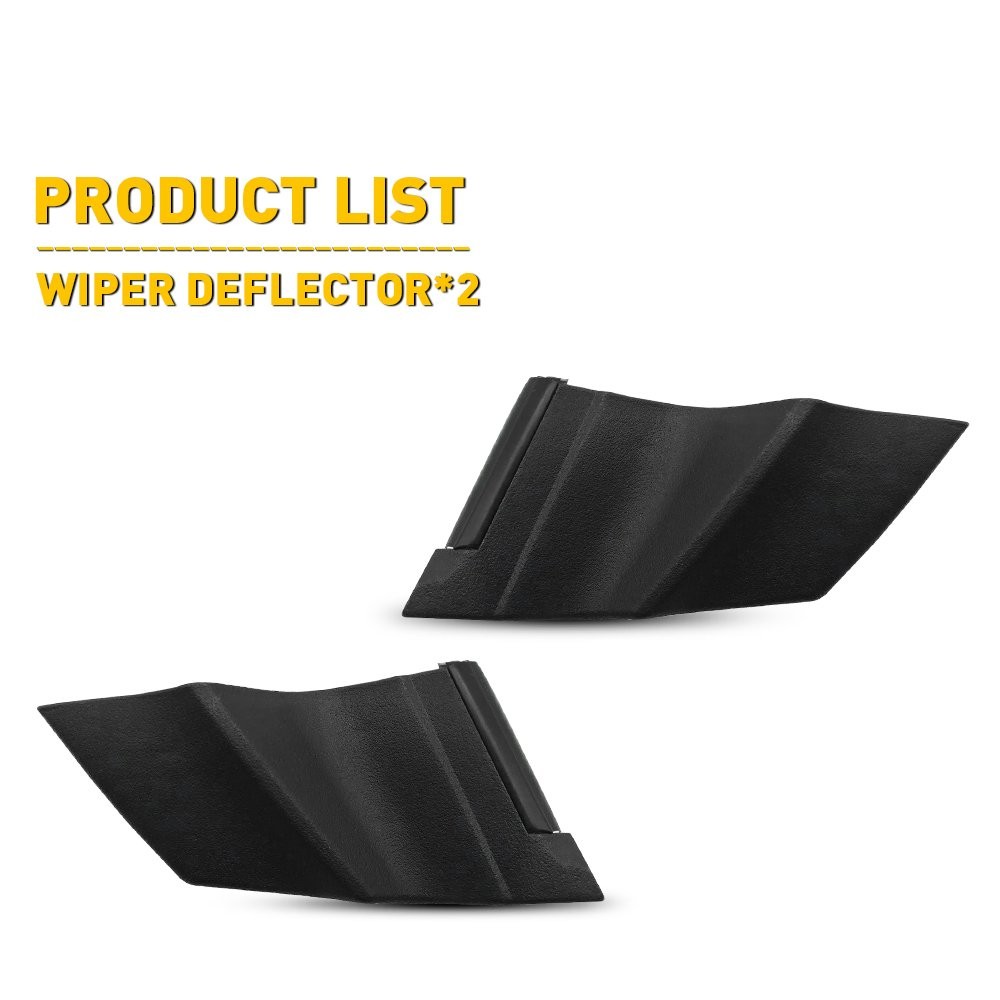 For Toyota Yaris 4-Door 2006-10 Windshield 2pcs Wiper Side Cowl Cover Trim