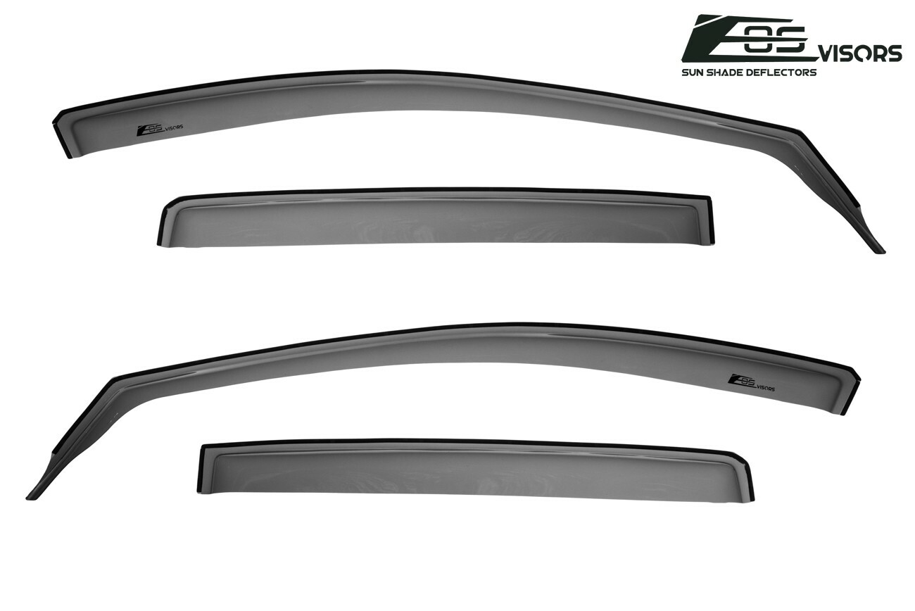 For 13-18 Toyota Rav4 In-Channel SMOKE TINTED Window Visors Rain Guard Deflector