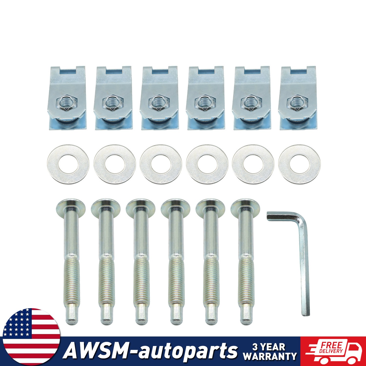 Truck Bed Mounting Hardware Bolts Kit Set For 1983-11 Ford Ranger Brand New