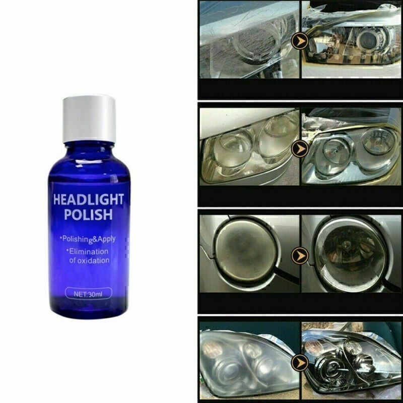 Car Parts Headlight Cover Len Restorer Cleaner Repair Liquid Accessories Sknwutw