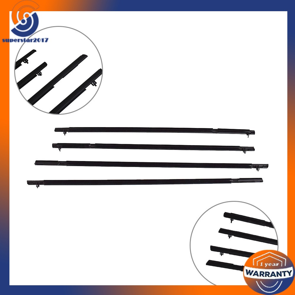Outside WeatherStrip For Honda Civic 2006 – 2011 Window Moulding Trim Seal Belts