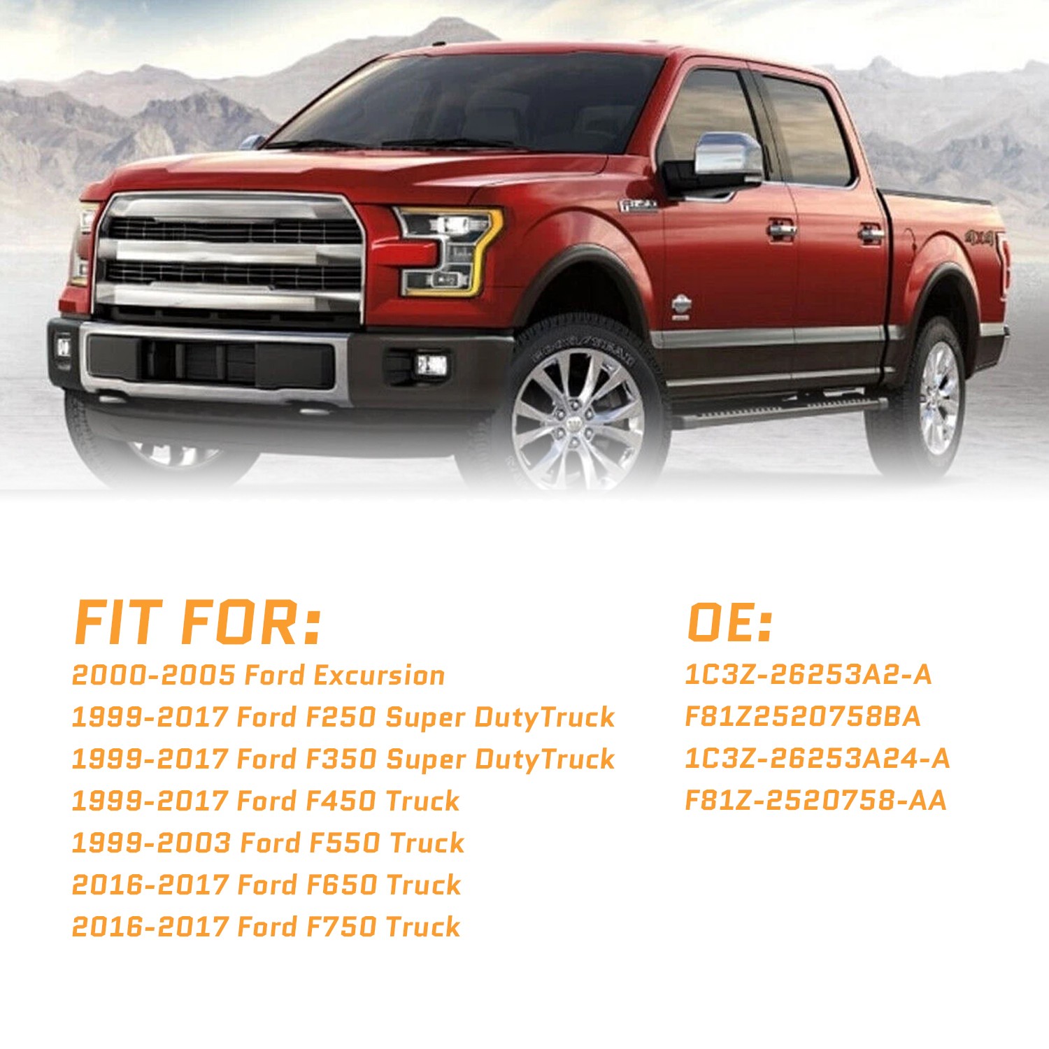 Rear & Front Lower Door Weather Strip Seal For Ford F250 F350 Crew Cab 99-16