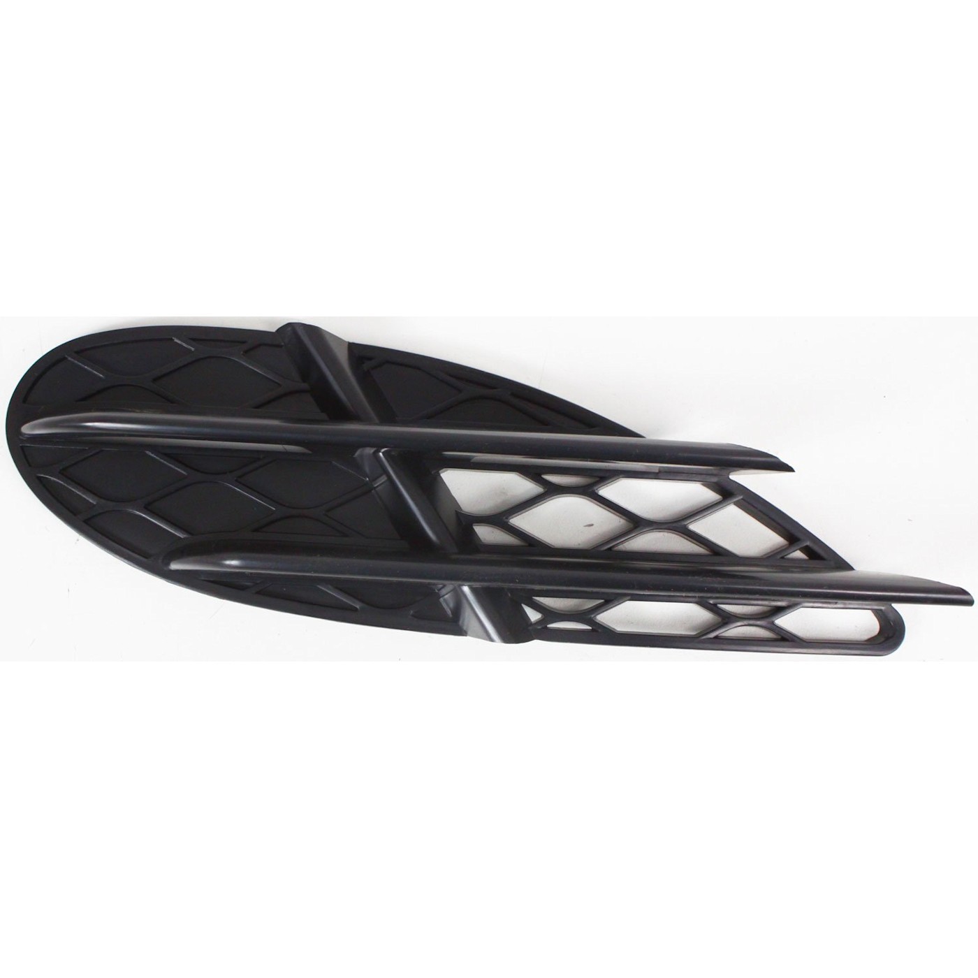 Bumper Grille Set For 2003-2006 Mercedes Benz S430 Black Front Center Outer