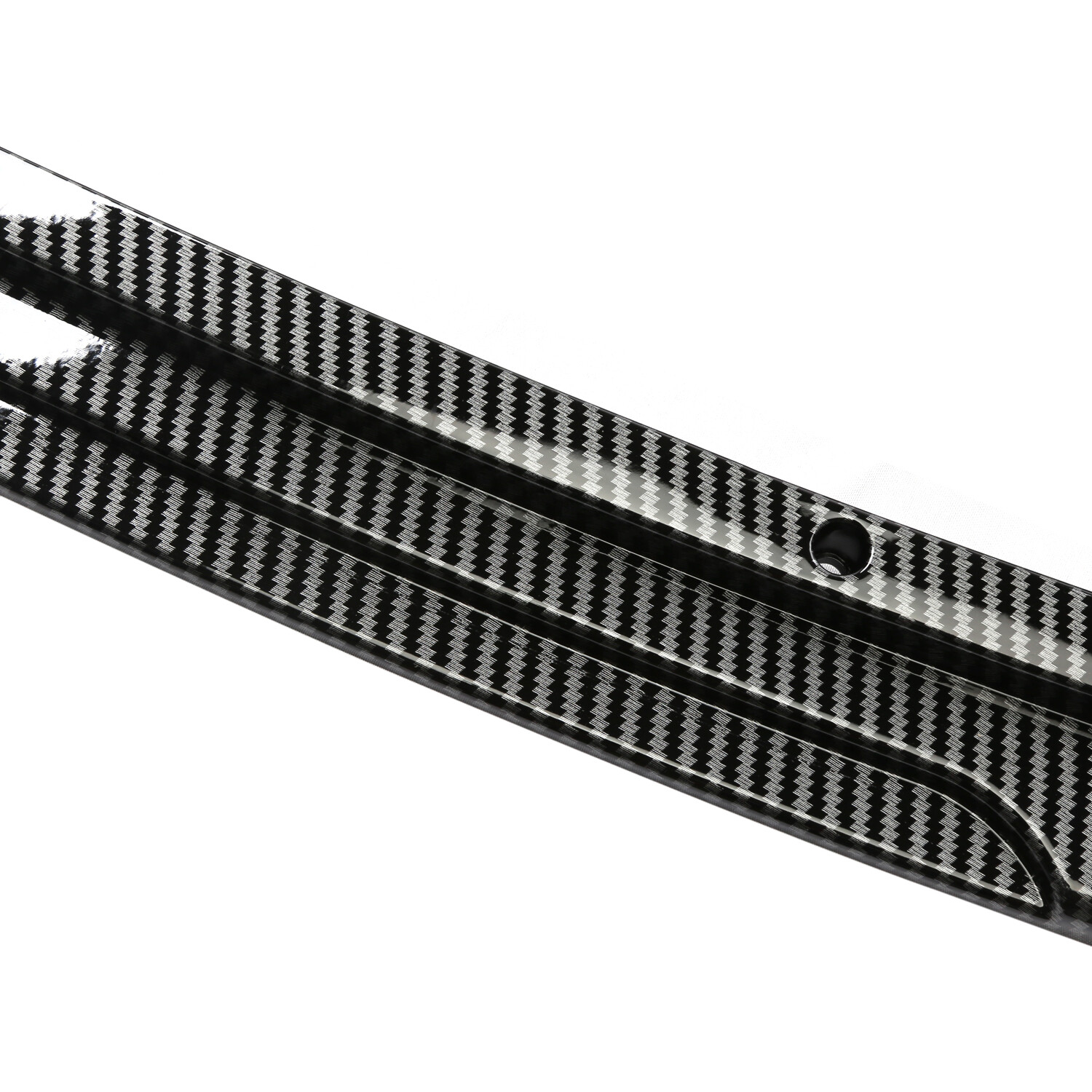 Front Bumper Lip Splitter Spoiler For Acura ILX 13-19 Carbon Fiber Strut Rods