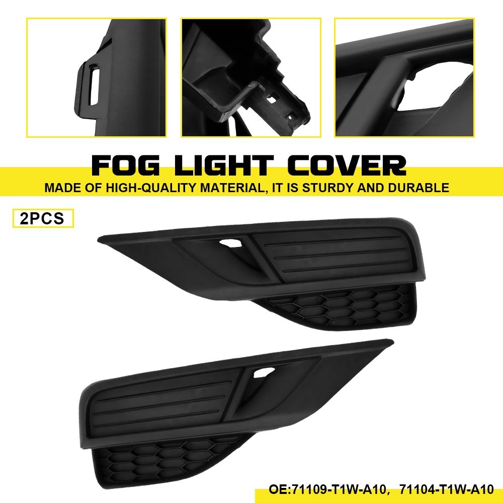 For 2015-2016 Honda CR-V Front Bumper Fog Light Cover Bezel Trim LH or RH Side