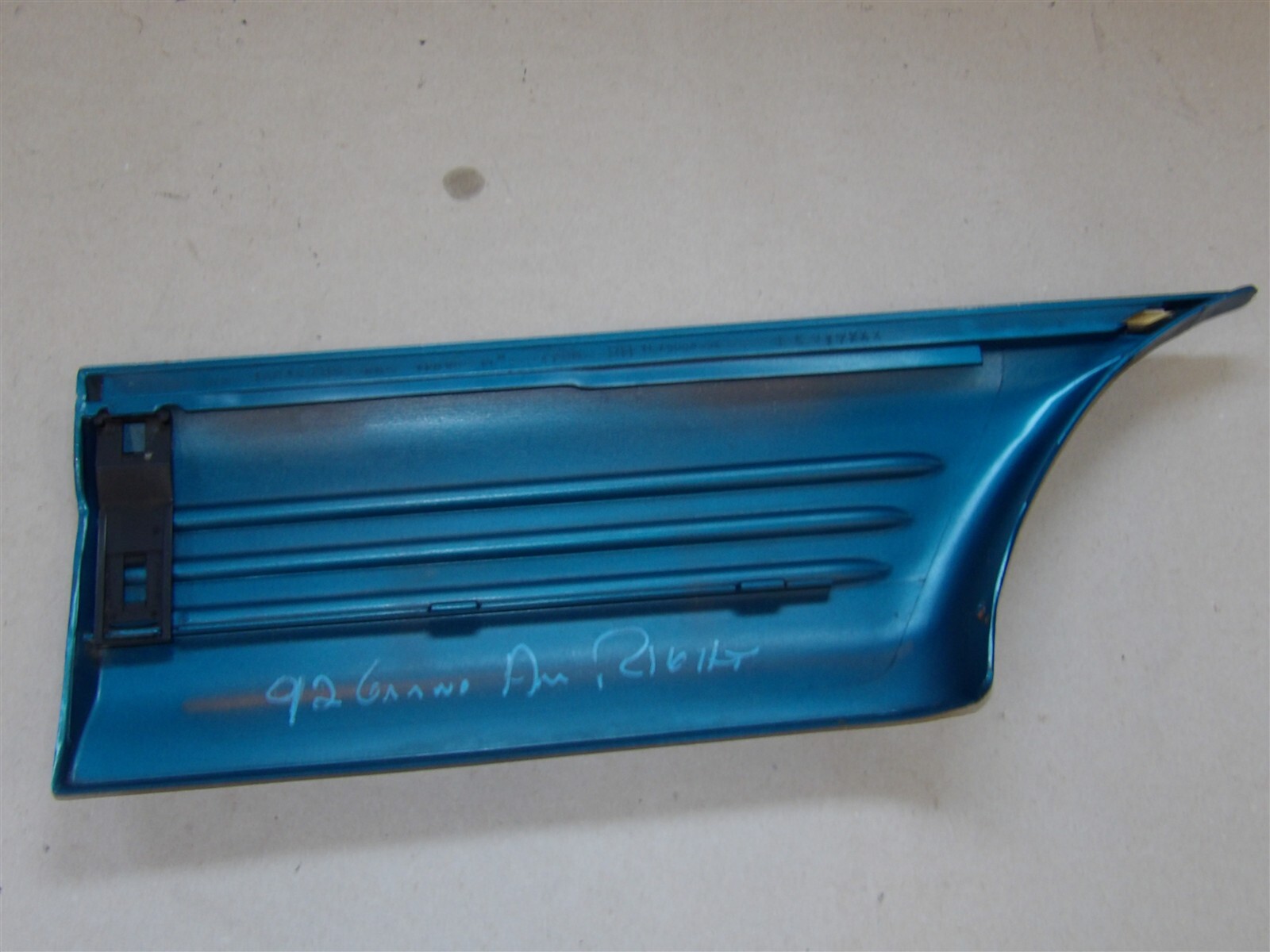1992-1995 PONTIAC GRAND AM TWO DOOR REAR QUARTER PANEL RH PASSENGER SIDE TEAL