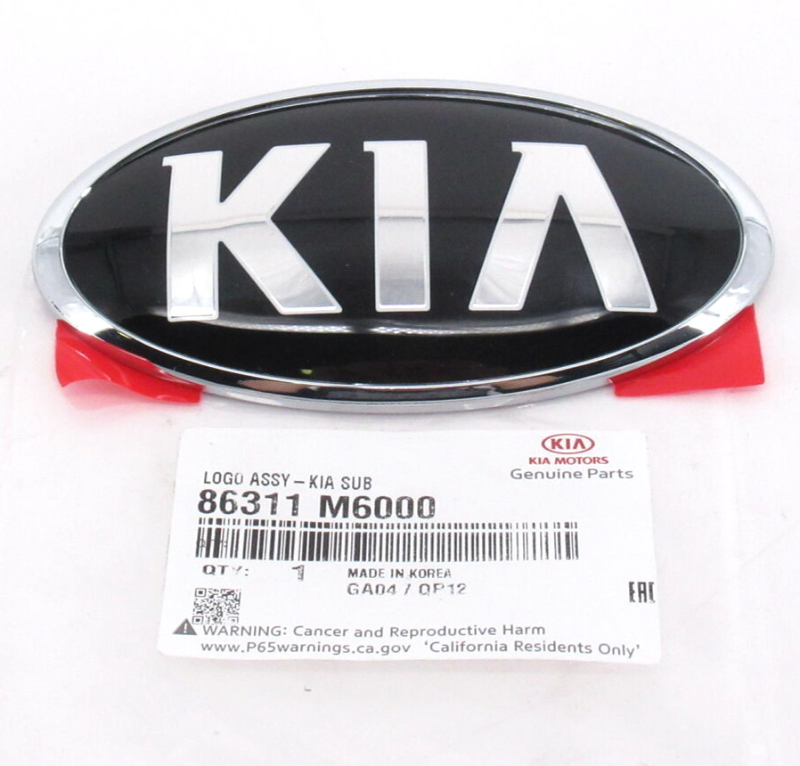 Genuine OEM Kia 86311 M6000 Rear Emblem Badge 2019-2021 Forte