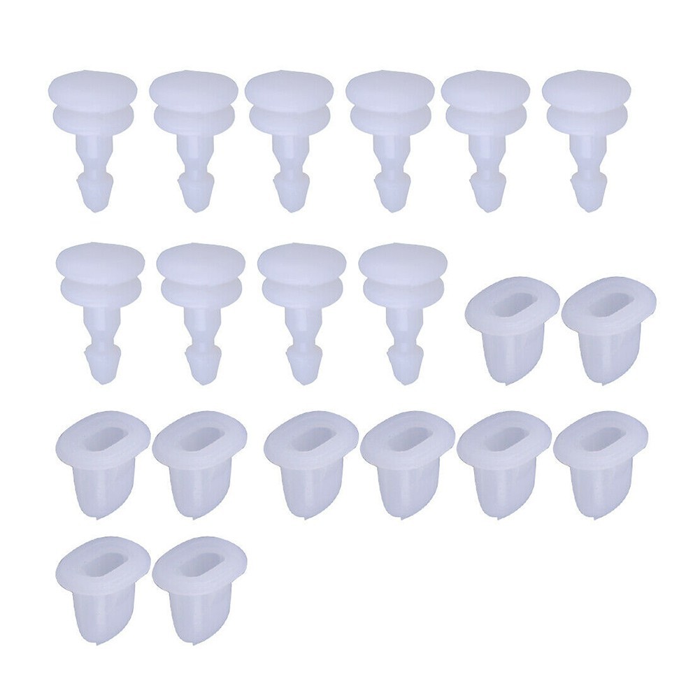 High Quality Wheel Fender Flare Clip Fastener 20pcs ABS Door Guard Nails