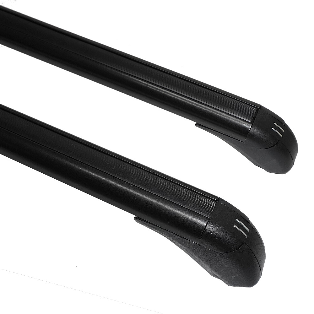 Pair Car Roof Rail Luggage Rack Baggage Carrier Aluminum Alloy w/ Antitheft Lock