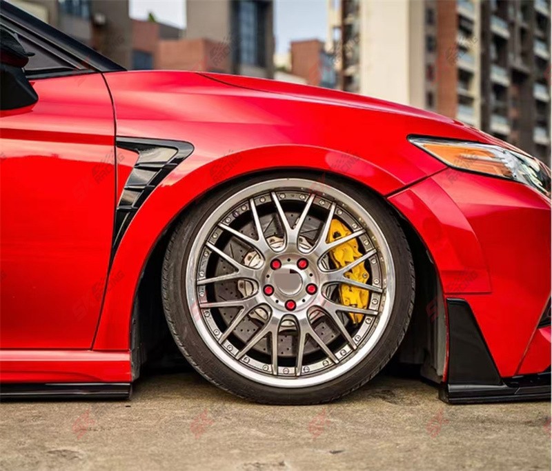 Unpainted ABS Fender Flares Wide Body Exterior For 2018-24 Toyota Camry SE XSE