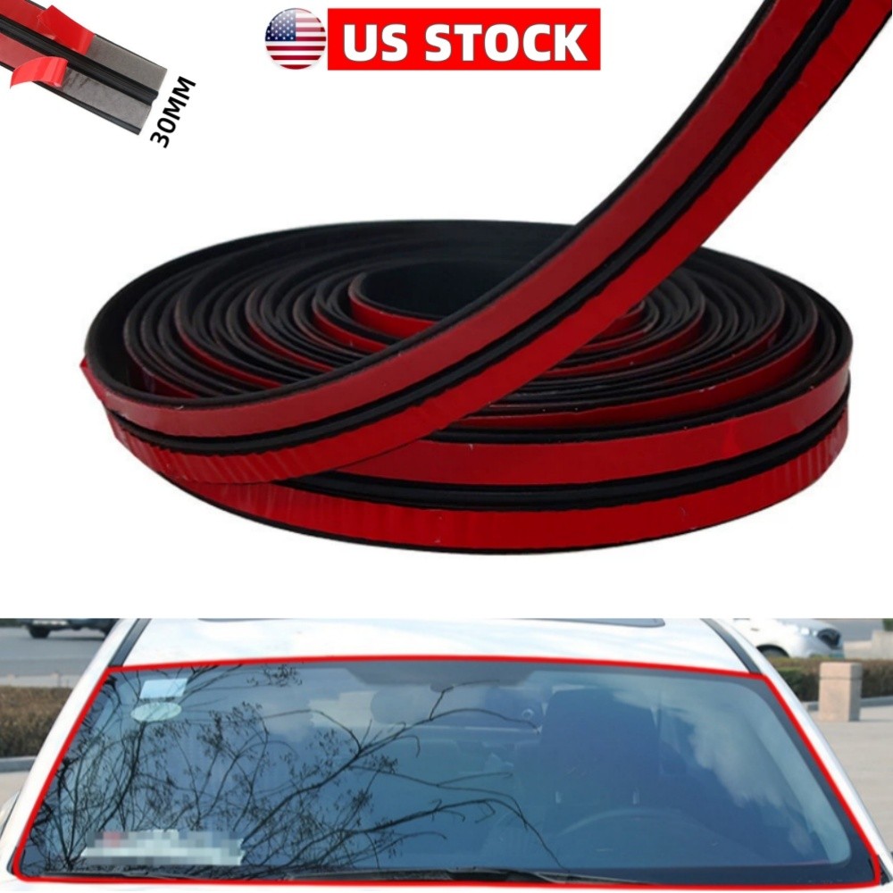 30MMx5m Car Weather Seal Strip Car Roof Windshield Trim Edge Molding Protector