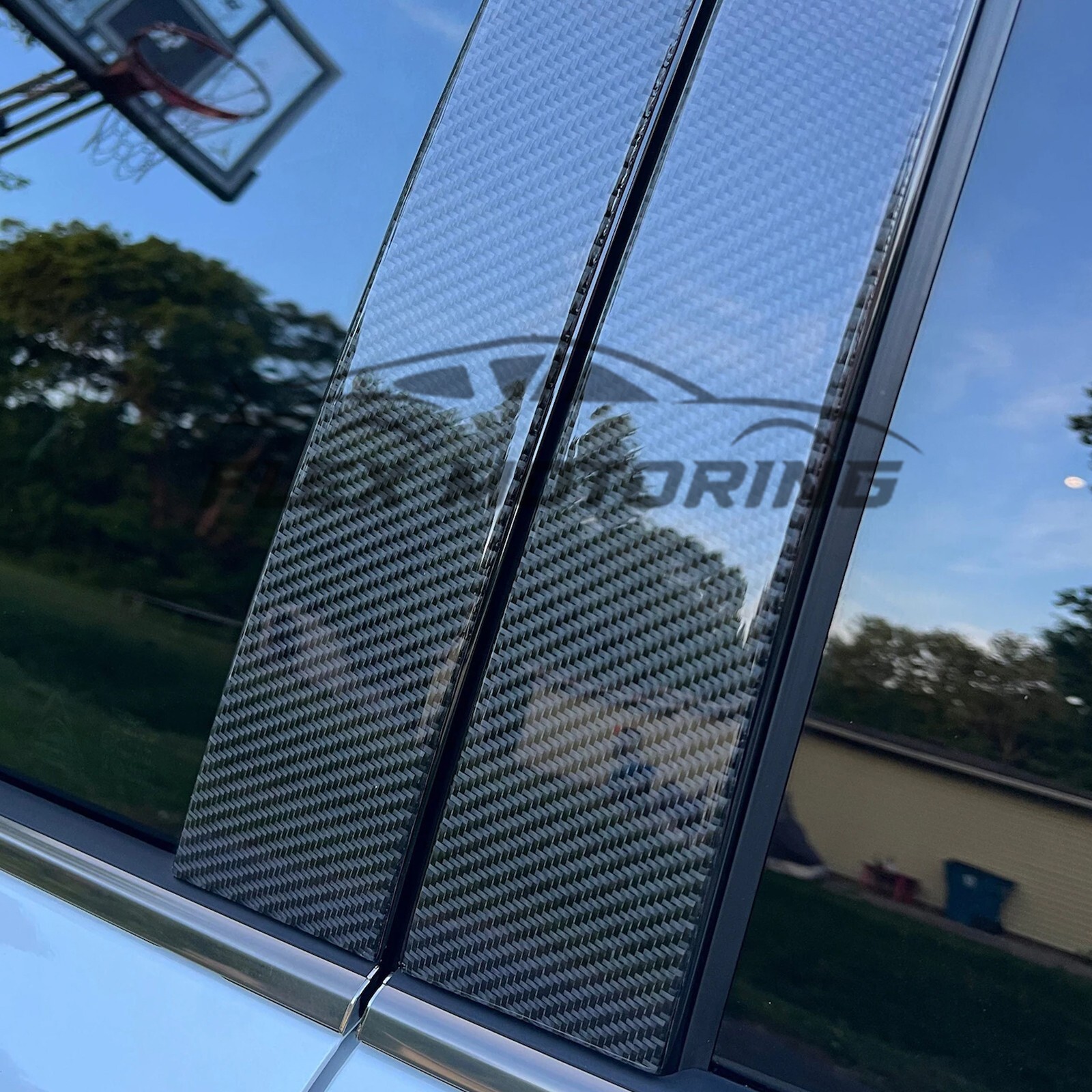 USA Made Real Carbon Fiber Pillar Post Trim 10PC FOR 2025-2026 Toyota Camry