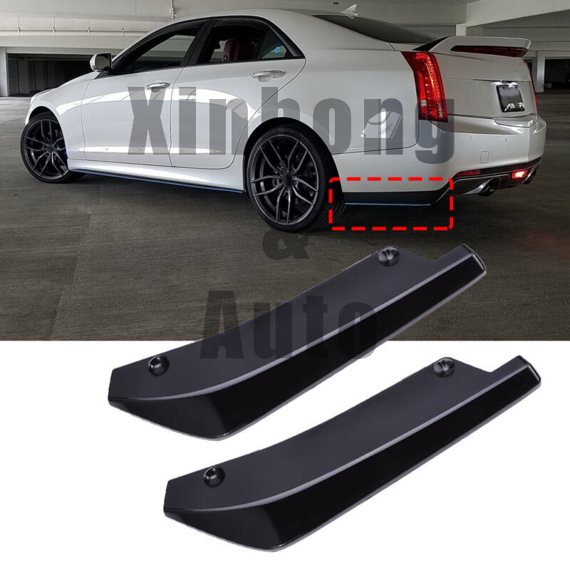 For Cadillac CT5 CT6 XT5 XT6 ATS CTS Rear Bumper Corner Lip Splitter Diffuser