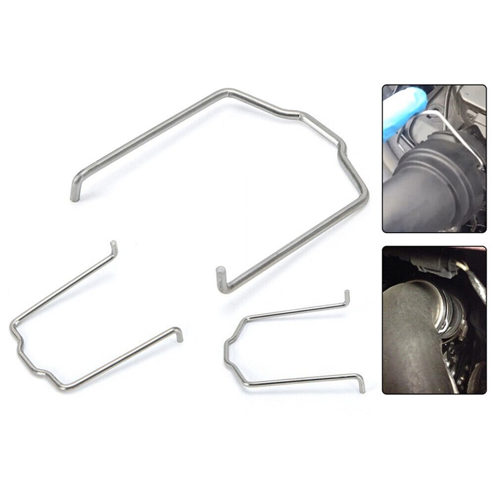 3X Radiator Hose Retaining Spring Clip Clamp For BMW E39 E38 E60 E90 745Li E46
