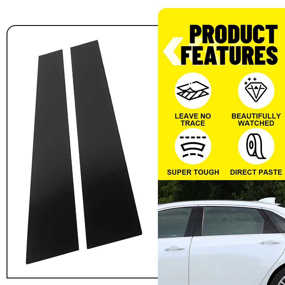 Pillar Posts Window Trims Cover Accessories For 19-2025 Dodge Ram 1500 Crew Cab