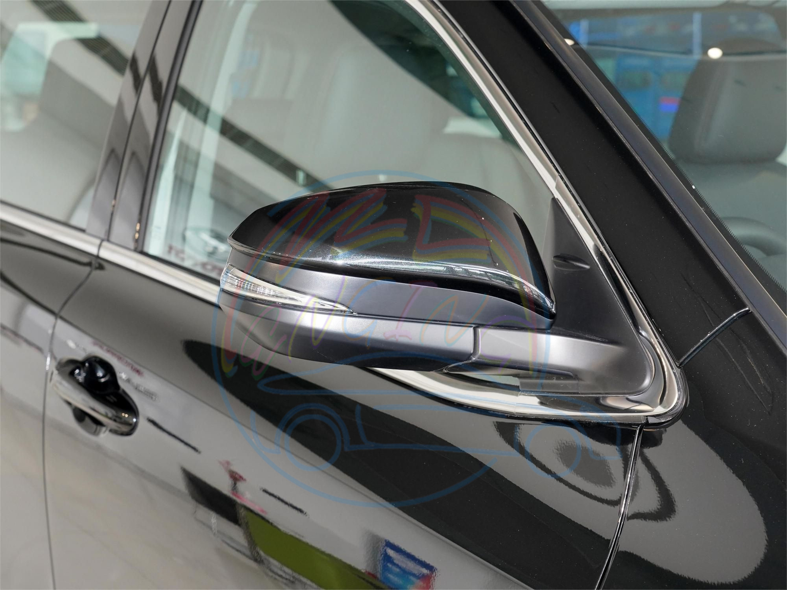 Right Side Rearview Mirror Bottom Cover Repalce For Toyota Highlander 2014-2019
