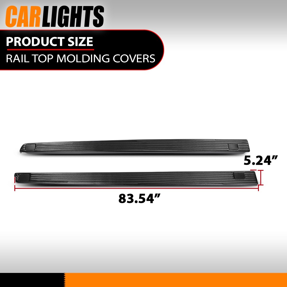 Fits 02-16 Ford F250 F350 2C3Z99291A40BAA 6-3/4 FT Side Bed Rail Molding Covers