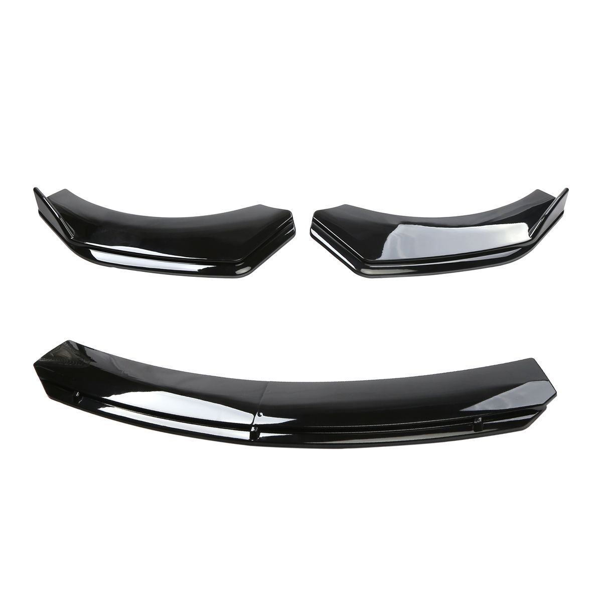 For Honda Odyssey 11-17 Glossy Black Front Bumper Lip Spoiler Splitter Body Kit