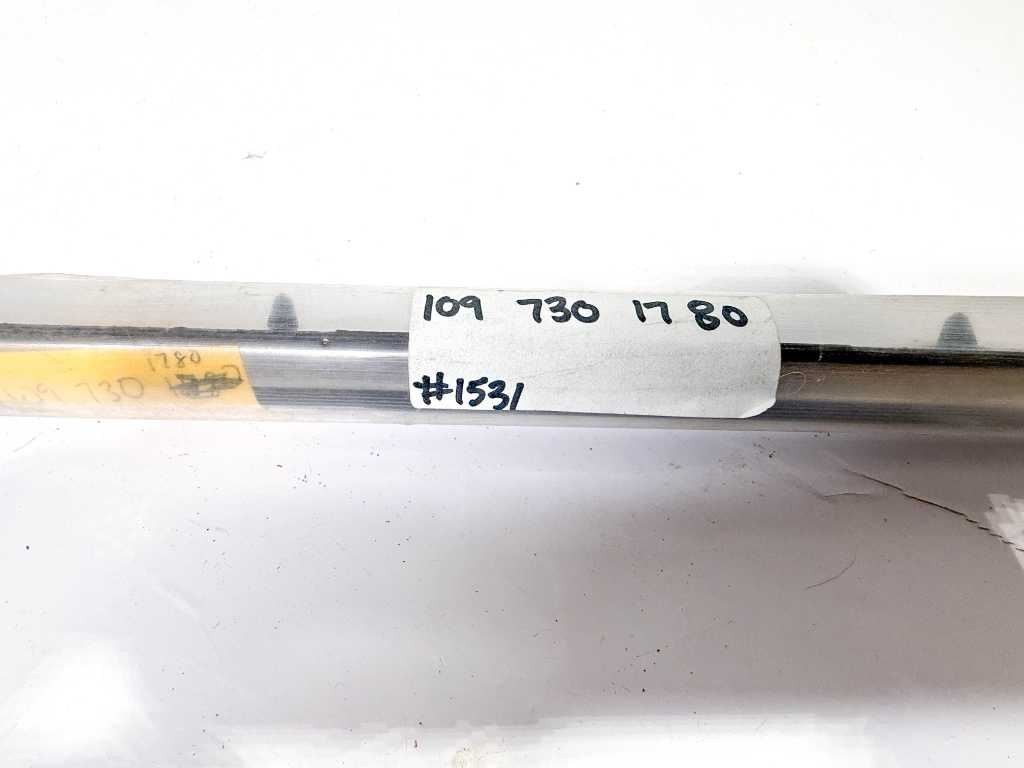 66-72 Mercedes W108 W109 LWB Rear Left Center Chrome Door Molding 1097301780