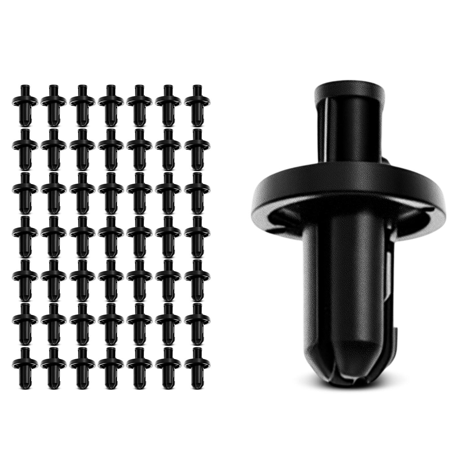 50Pcs 5mm Plastic Bumper Cover Retainer Clips for Subaru Outback Impreza Legacy