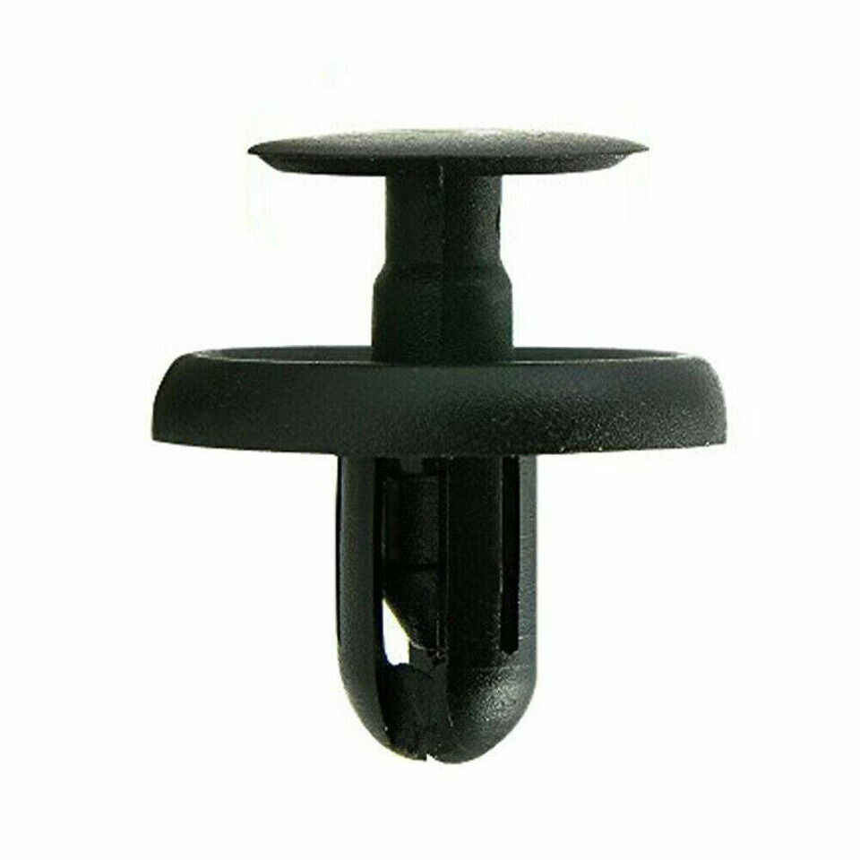 100Pcs Bumper Clips 7mm Fastener Fender Push Plastic Rivet for Toyota Pontiac