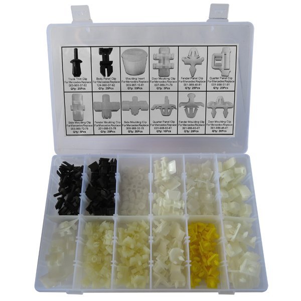240 Clip Door Lower Panel Fender Moulding Retainer Assortment For Mercedes Benz
