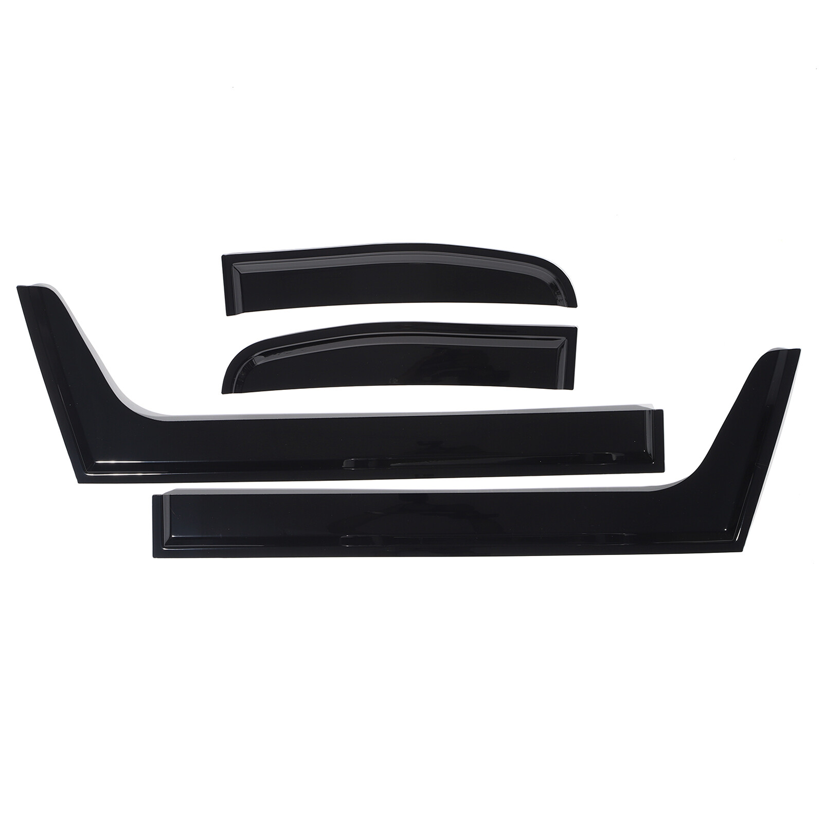 4PCS Window Visors Sun Rain Deflectors Guard Fit For Toyota FJ Cruiser 2007-2014
