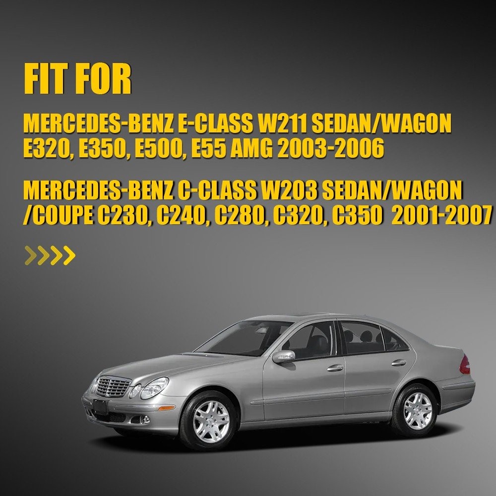 Right Left Side Mirror Glass Replace For Mercedes-Benz C-class W203 Sedan 01-07