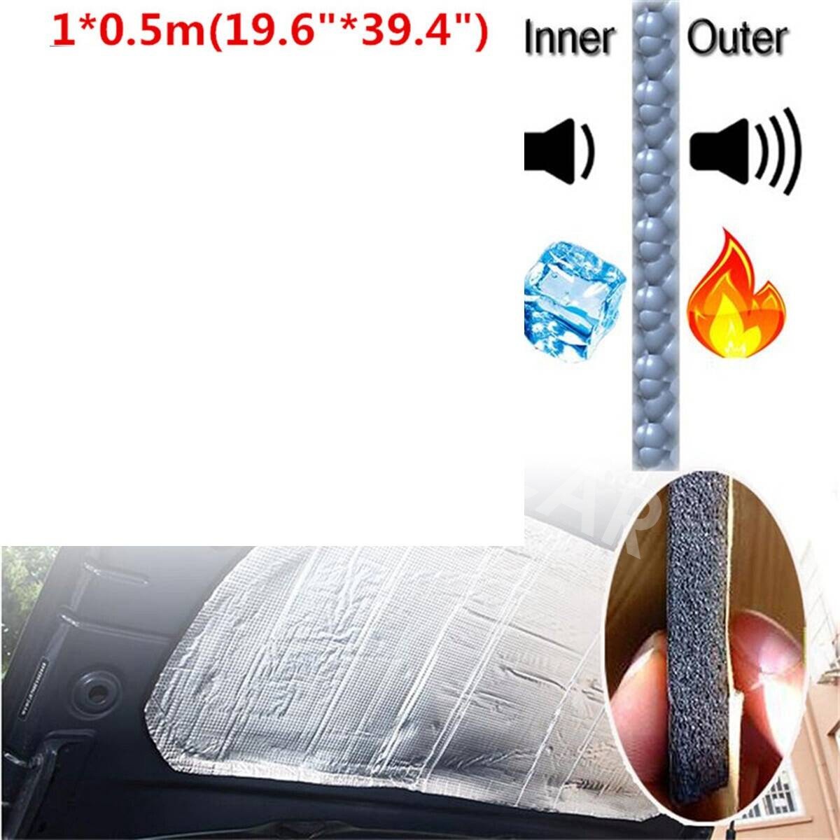 Heat Shield Sound Deadener Pad Car Firewall Thermal Noise Proof Insulation Mat