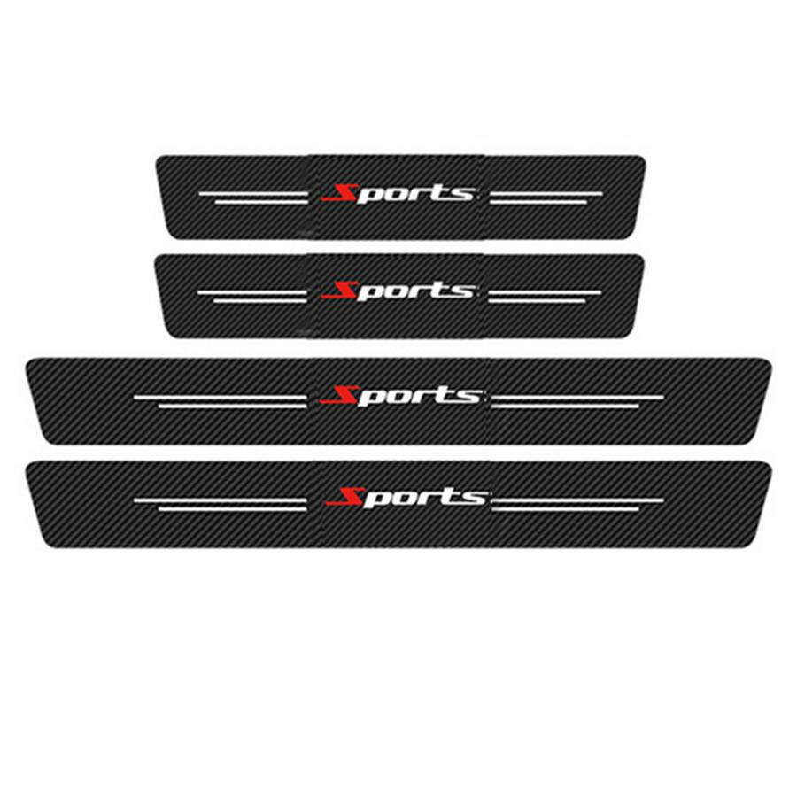 Car Door Plate Sill Scuff Cover Anti Scratch Decal Sticker Protector Universal