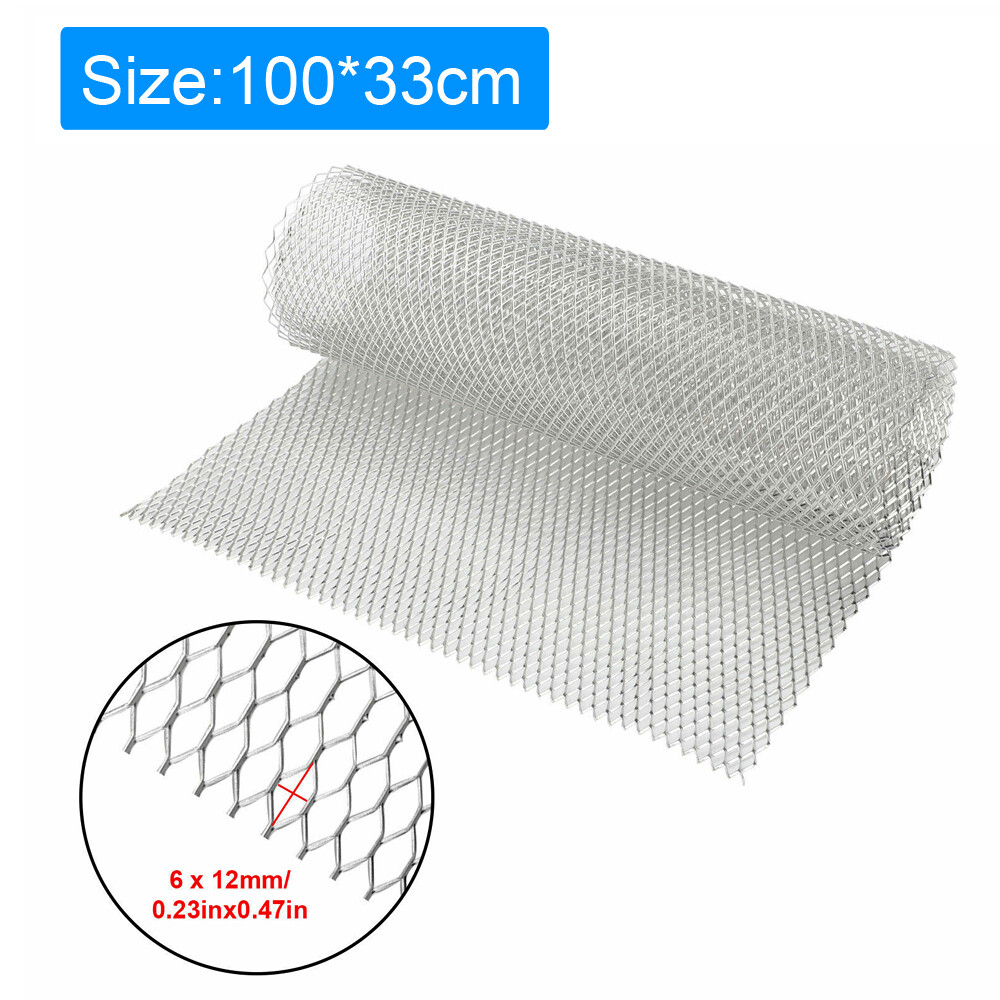 40 “x 13” Aluminum Front Hood Vent Grille Net Mesh Grill Section Car Accessories