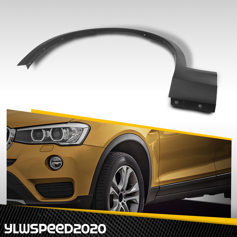 Fits 2011-2017 BMW X3 2015-18 X4 Front Driver Side Fender Trim Molding BM1290108